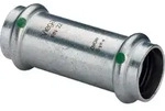 Viega Italia Srl - Viega Sanpress Inox Schiebemuffe 436377 15mm, Stahl Nichtrostend,