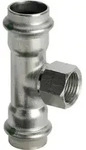 Viega Italia Srl - Viega T-st&uuml;ck Mit Sc Sanpress Inox 2317.2 In 35mm X Rp1/2 X 35mm