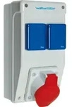 Walther Werke Steckdosenkombination Kunststoff, Wandgeh. 6570105