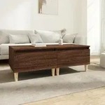 Vidaxl - Beistelltische 2 Stk. Braun Eiche 50x46x35 Cm Holzwerkstoff