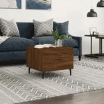 Couchtisch Braun Eichen-optik 50x50x40 Cm Holzwerkstoff Vidaxl