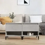 Vidaxl - Beistelltische 2 Stk. Betongrau 50x46x50 Cm Holzwerkstoff