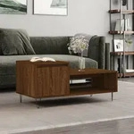 Vidaxl - Couchtisch Braun Eichen-optik 100x50x45 Cm Holzwerkstoff