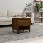 Couchtisch Braun Eichen-optik 50x46x50 Cm Holzwerkstoff Vidaxl