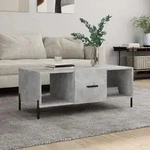 Couchtisch Betongrau 102x50x40 Cm Holzwerkstoff Vidaxl