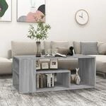 Vidaxl - Couchtisch Grau Sonoma 100x50x40 Cm Holzwerkstoff