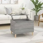 Couchtisch Grau Sonoma 60x44,5x45 Cm Holzwerkstoff Vidaxl