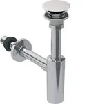 Geberit - One - Design Siphon Mit Ablauf, Verchromt/wei&szlig; 151.019.01.1