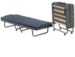 Talamo Italia - Klappbett Daaronso, Feldbett Mit 12 Lattenrosten, Inklusive Matratze,