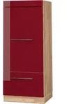 Vicco - Mikrowellenschrank Fame-line, Bordeaux Hochglanz, 60 Cm