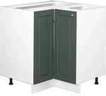 Eckunterschrank Fame-line, Gr&uuml;n-gold Landhaus, 80.5 Cm Ohne Arbeitsplatte Vicco