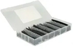 Delock Schrumpfschlauch Box 100tlg, Set, Schwarz