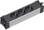 Bachmann Step Alu Steckdosenleiste Schwarz 35 Grad