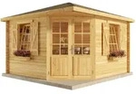 Alpholz 5-eck Gartenhaus Monica Royal Gartenhaus Aus Holz In Pinie, Holzhaus Mit 40