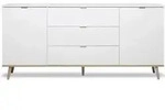 Calicosy Copenhague Buffet Wei&szlig; Sonoma Eiche 180 Cm