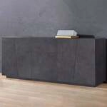 K&uuml;chen- Und Wohnzimmer-sideboard 220cm Mit 2 F&auml;chern Und 3 Schubladen In
