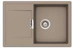 Schock Einbausp&uuml;le Cristadur Mono D-100 A Green Line Twilight Twi Exzenterbedienung