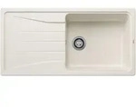 Blanco - Sona Xl 6 - Silgranitsp&uuml;le, 100x50 Cm, Soft Wei&szlig; 527158