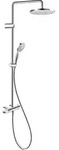 Duravit - Duschen - Brauseset Mit Thermostat, Durchmesser 25 Cm, 3 Strahlarten, Chrom