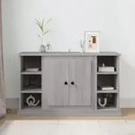 Sideboard Grau Sonoma 100x35,5x60 Cm Holzwerkstoff Vidaxl