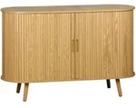 Sweeek - Skandinavisches Sideboard Mit 2 Schiebet&uuml;ren, 120 Cm