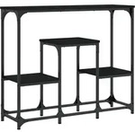 Konsolentisch Schwarz 89,5x28x76 Cm Holzwerkstoff Vidaxl