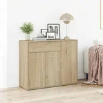 Sideboard Sonoma-eiche 88x30x70 Cm Holzwerkstoff - Vidaxl