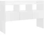 Sideboard Hochglanz-wei&szlig; 105x30x70 Cm Holzwerkstoff Vidaxl