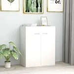 Sideboard Wei&szlig; 60x30x75 Cm Holzwerkstoff Vidaxl