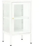 Sideboard 38x35x70 Cm Metall Und Glas Vidaxl