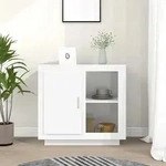 Sideboard Wei&szlig; 80x40x75 Cm Vidaxl