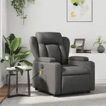 Massagesessel Grau Kunstleder - Vidaxl