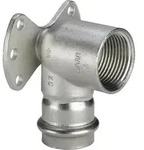 Viega Italia Srl - Viega Sanpress Inox Wandscheibe 437251 18mmxrp 1/2, Stahl