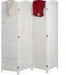 Relaxdays - Paravent Raumteiler, Hxb: 170 X 160 Cm, Faltbarer Raumtrenner, 4-teiliger