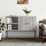 Sideboard Grau Sonoma 100x40x79,5 Cm Holzwerkstoff Vidaxl