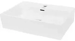 Ecd Germany - Waschbecken Waschtisch 515x360x130 Mm Aus Keramik Eckig Wei&szlig; -