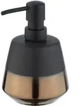Seifenspender Brandol Keramik, Fl&uuml;ssigseifen-spender, 450 Ml, Schwarz, Keramik