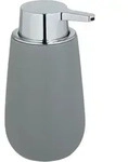 Seifenspender Badi Grau Keramik, 320 Ml, Grau, Keramik Grau - Grau - Wenko