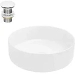 Luxebath - Ecd Germany Design Waschbecken Waschtisch &Oslash; 355 X 120 Mm Inkl.