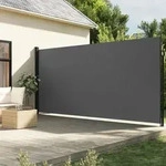 Seitenmarkise Ausziehbar Anthrazit 220x300 Cm - Vidaxl