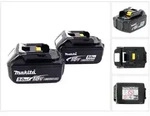 Makita - Akku Power Set 18v 2x Akku 5,0ah Bl1850b ( 197280-8 ) Doppelpack