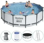 Bestway 56950 Rund Aufstellpool Stahl Pro Max 427x107 Cm