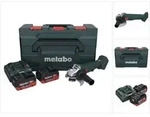 Metabo W 18 L 9-125 Akku Winkelschleifer 18 V 125 Mm + 2x Akku 8,0 Ah +...