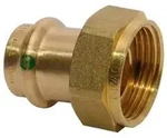Viega - Sanpress Verschraubung 351502 22 Mm X G 3/4, Rotguss Oder Siliziumbronze,
