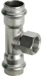 T-st&uuml;ck Ig Sanpress Inox Edelstahl 42x1/2'x42mm - Viega