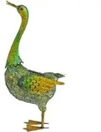 Gartenmeister - Solar Tiere Ente Gartenskulptur F&uuml;r Au&szlig;en Gro&szlig; Gartendeko Figur,