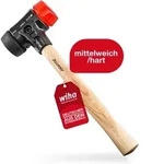 Wiha Schonhammer Safety Mittelweich Und Hart (26614) I Gummihammer Mit Hochwertigem