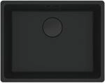 Franke Einbaubecken Maris Mrg 210-52 Fragranit Fl&auml;chenb&uuml;ndig Einbaubar, Black Matt