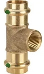 Viega - Sanpress T-st&uuml;ck 115944 22 X Rp 1/2 X 22 Mm, Rotguss Oder Siliziumbronze,