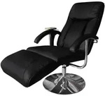 Massagesessel Schwarz Kunstleder - Vidaxl